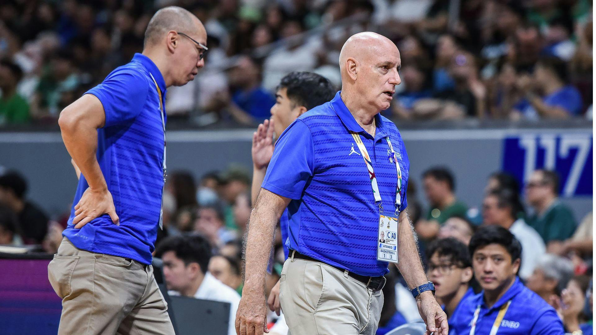 UAAP: Tab Baldwin insists Ateneo still has a lot to prove after near collapse vs La Salle